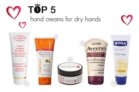 The best 5 hand creams for dry skin