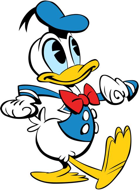 Donald Duck Cartoon Images For Drawing : Black Cute Disney Characters ...