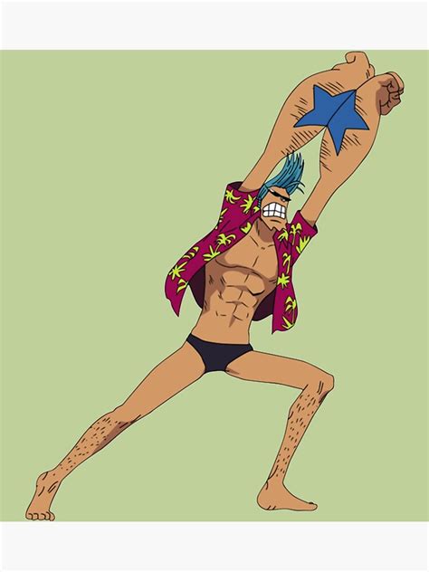 "Franky one piece" Poster for Sale by PrincWelch | Redbubble