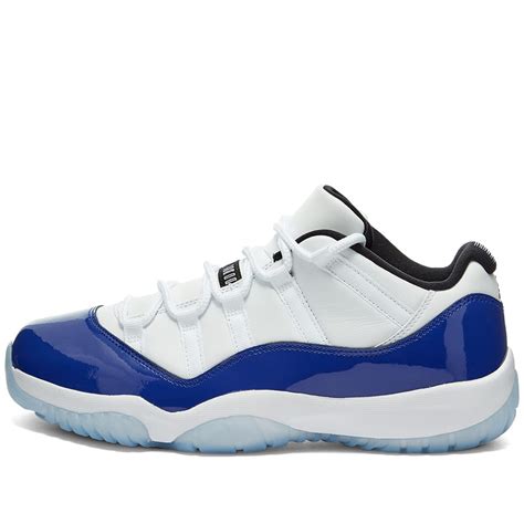 Air Jordan 11 Retro Low W White, Black & Concord | END. (US)