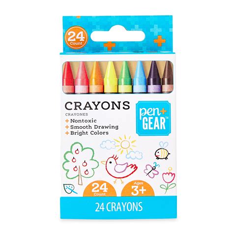 (6 pack) Pen+Gear Crayons, Assorted Colors, 24 Count - Walmart.com