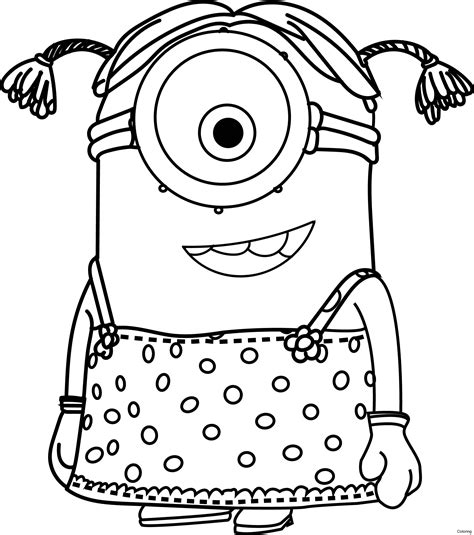 Minion Coloring Pages Kevin at GetColorings.com | Free printable colorings pages to print and color