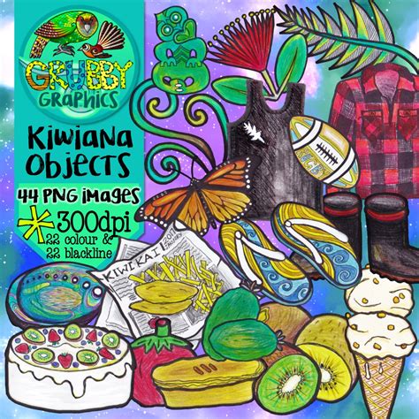 Kiwiana Clip Art {New Zealand themed}