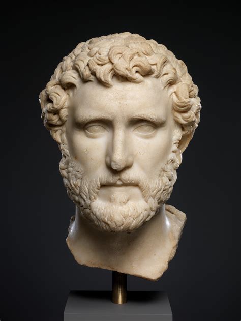 Marble portrait of the emperor Antoninus Pius | Roman | Antonine | The ...