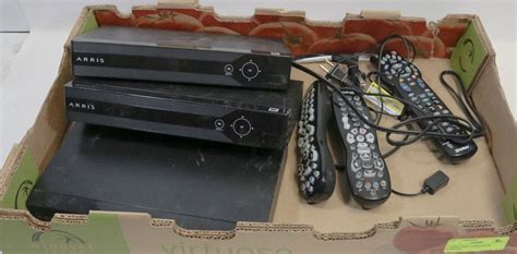 3 ARRIS CABLE BOXES WITH REMOTES - Kastner Auctions