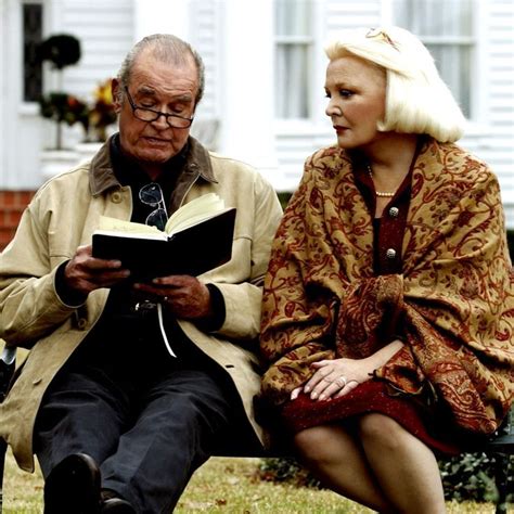 James Garner and Gena Rowlands in “The Notebook”. 2004 | Gena rowlands, Classy women, Lights ...