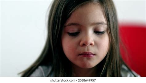 Little Girl Sad Face Emotion Closeup Stock Photo 2038649957 | Shutterstock