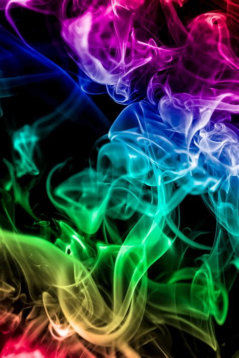 Rainbow Smoke Wallpaper