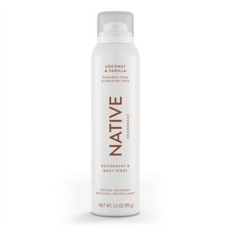 Native Coconut & Vanilla Spray Deodorant, 3.5 oz - Kroger