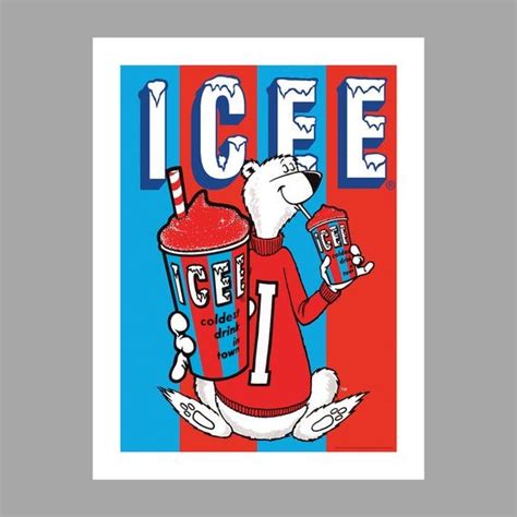 ICEE Art Print | Etsy | Art prints, Sign art, Shadow box art