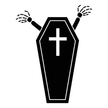 Forestsblack Coffin Silhouette PNG And Vector Images Free Download - Pngtree