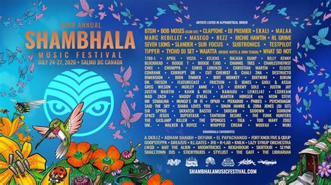 Shambhala Music Festival Drops Inspired Lineup - Festival Squad