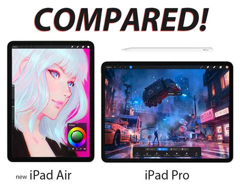 Artist compares: iPad Pro vs iPad Air for Drawing