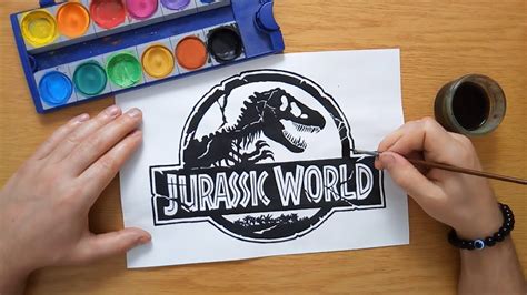 How To Draw Jurassic World Logo Step By Step | Images and Photos finder