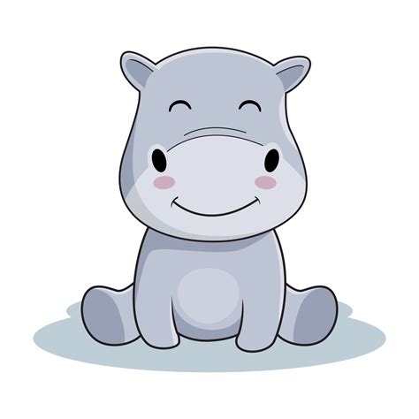 Premium Vector Cute Hippo Cartoon Hand Drawn Style Cute Cartoon | Porn Sex Picture