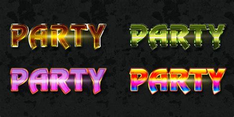 Free Photoshop party text style Free PSD Download | FreeImages