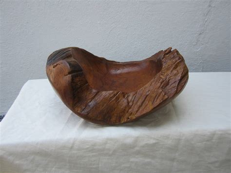 Carved Wood Bowl at 1stDibs