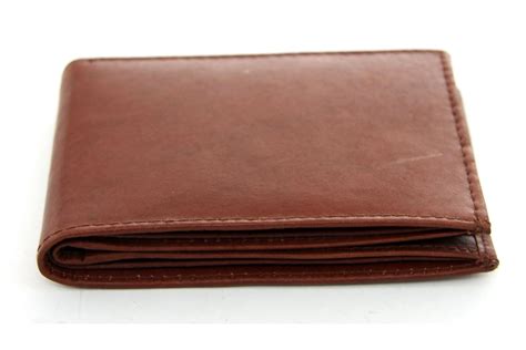 Men's Men Wallets in Black 3 x 4 inches #150 Leather Wallet