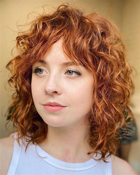 34 best short curly hair with bangs to try this year – Artofit