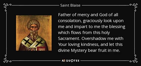 QUOTES BY SAINT BLAISE | A-Z Quotes