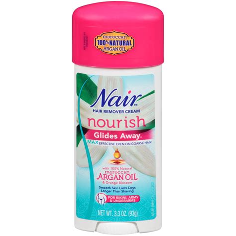 Nair Hair Remover Glides Away Hair Removal Cream 3.3 oz - Walmart.com ...