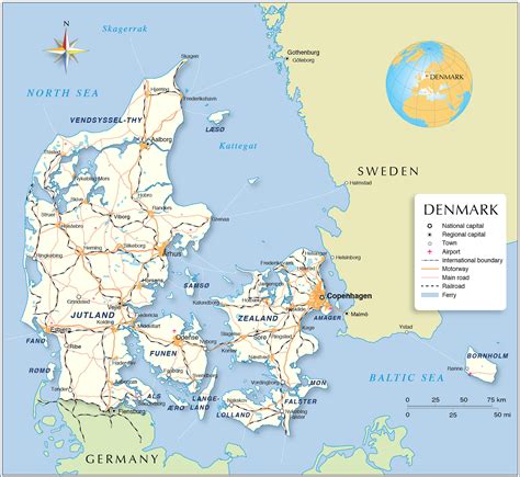 Denmark Population Map