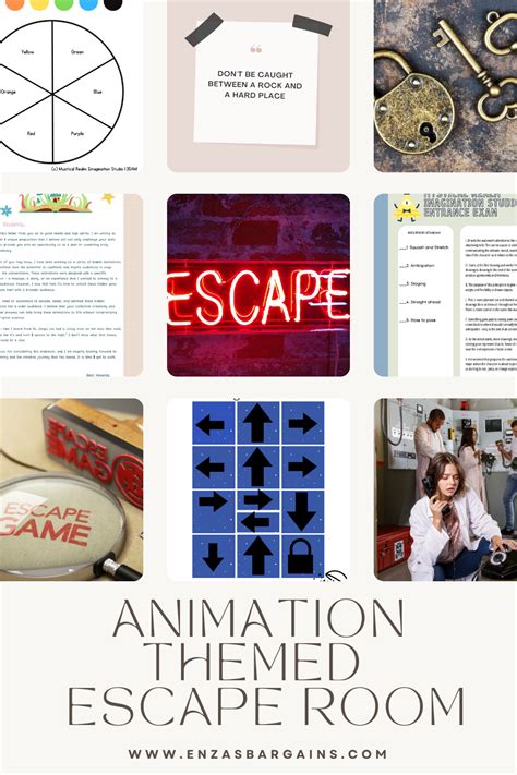 Animation Themed Escape Room for the Classsroom - Enza's Bargains