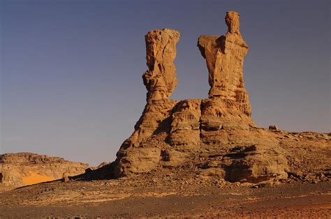 Picturesque rock formation on Sahara Desert Photograph by Michael Szafarczyk - Pixels