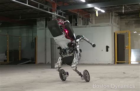 Boston Dynamics' Agile Wheel-Legged Humanoid Robot Performs Incredible Stunts - The New Stack