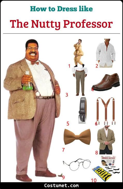 The Nutty Professor Costume for Cosplay & Halloween