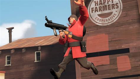 TF2 Soldier rocket jump by legoben2 on DeviantArt