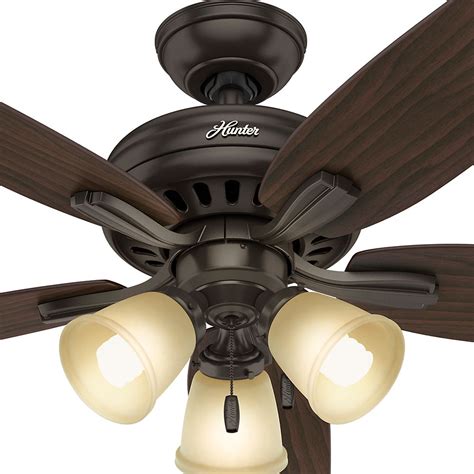 Hunter Palermo Ceiling Fan / Cedar Park with Light 44 inch- Hunter Fan : Cassius outdoor 52 inch ...