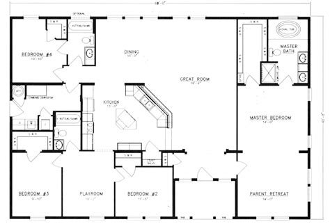 Put garage on the left, by the laundry room. Change configuration of playroom and bedroom #2 ...