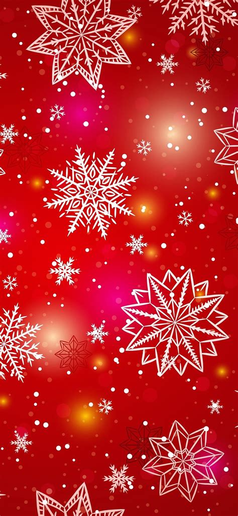 Red Snowflake Wallpapers - Wallpaper Cave