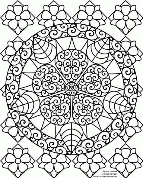 Fractals Coloring Pages - Coloring Home