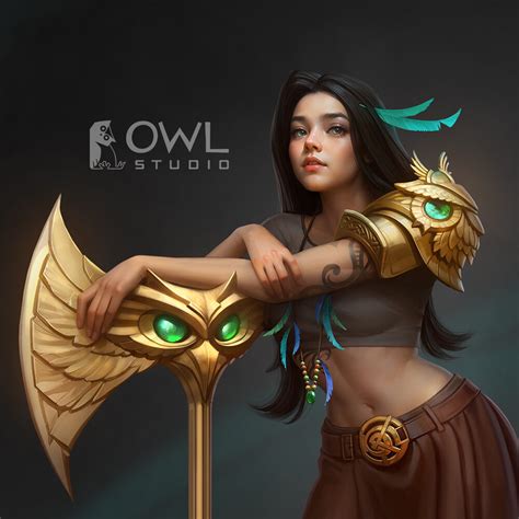 ArtStation - Humanized Owl part 1