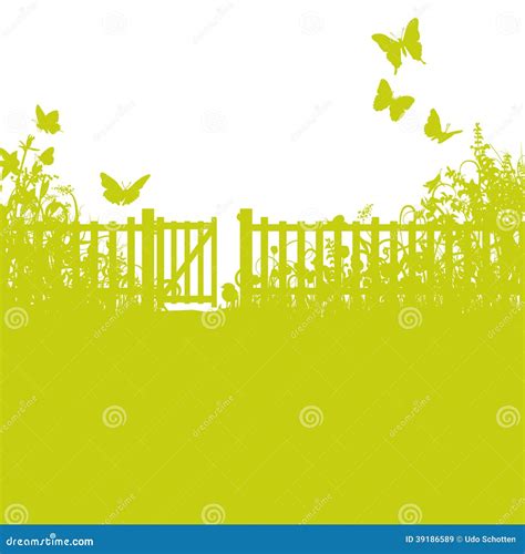 Garden Fence Royalty-Free Cartoon | CartoonDealer.com #24543683