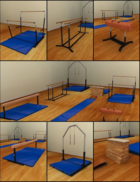 Gymnastics Equipment | Daz 3D