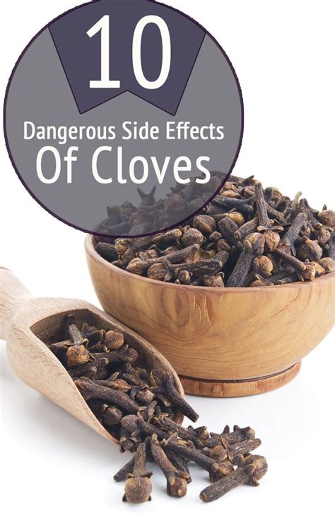 Cloves: 4 Major Side Effects + Dosage | Cloves health benefits ...