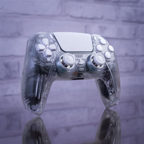 PS5 Controller Clear Mod With White Buttons PS5 Custom Sony Wireless C ...