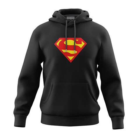 CLASSIC SUPERMAN LOGO - ULTRA SOFT FLEECE HOODIE