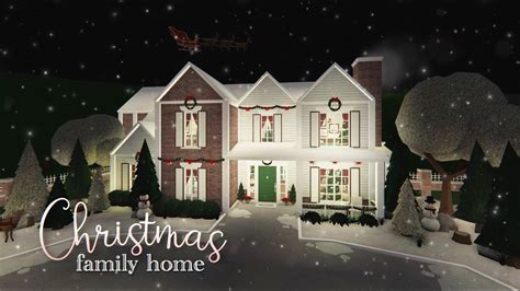 Bloxburg House Ideas For Christmas