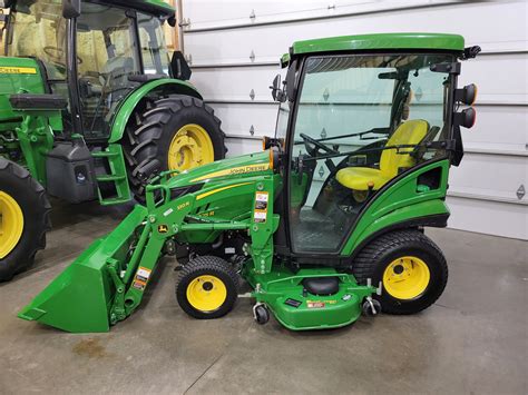 SOLD! LIKE NEW - LOW HOUR John Deere 1025R Sub Compact Tractor, Loader, Mower, Cab & 47 ...