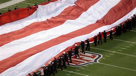 TIL the huge American flags that cover the entire football field weigh 1100 pounds, cost $6200 ...