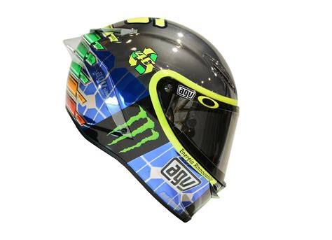 Champion Helmets: AGV Corsa VR46 Mirror Valentino Rossi Mugello Helmet