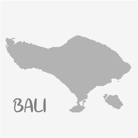 Bali Indonesia Vector PNG Images, High Quality Map Of Bali Is A Province Of Indonesia, Map ...