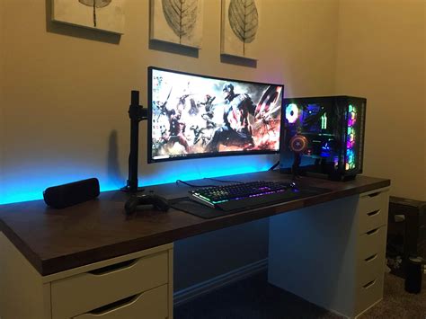 Pc Gaming Desk Setup Ideas - Cool desk setup ideas bush aero desk: