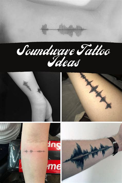 Soundwave Tattoo Ideas + How They Work - TattooGlee Voice Tattoo, Song Tattoos, Dad Tattoos ...