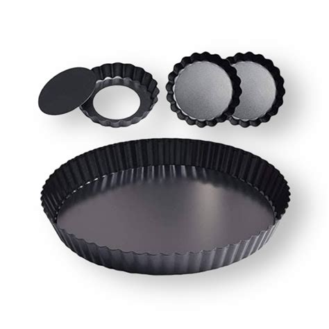 Non Stick Tart Pan With Removable Base (3 sizes Available) – Bake It Egypt