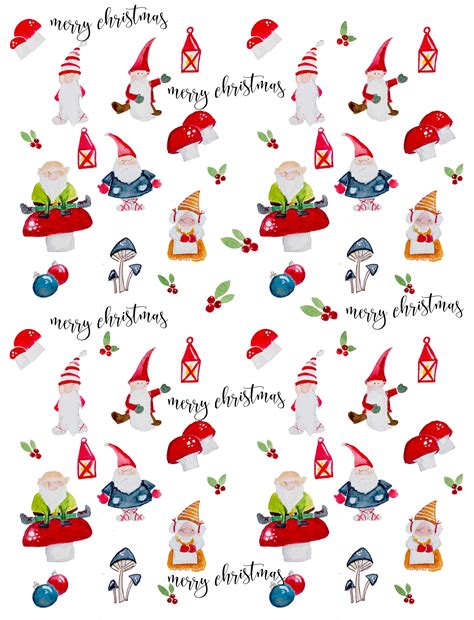 Craftberry Bush | Free printable Christmas Gift Wrap | https://www.craftberrybush.c… | Christmas ...